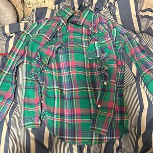 Ralph Lauren Multicolor Plaid Button-Down Shirt